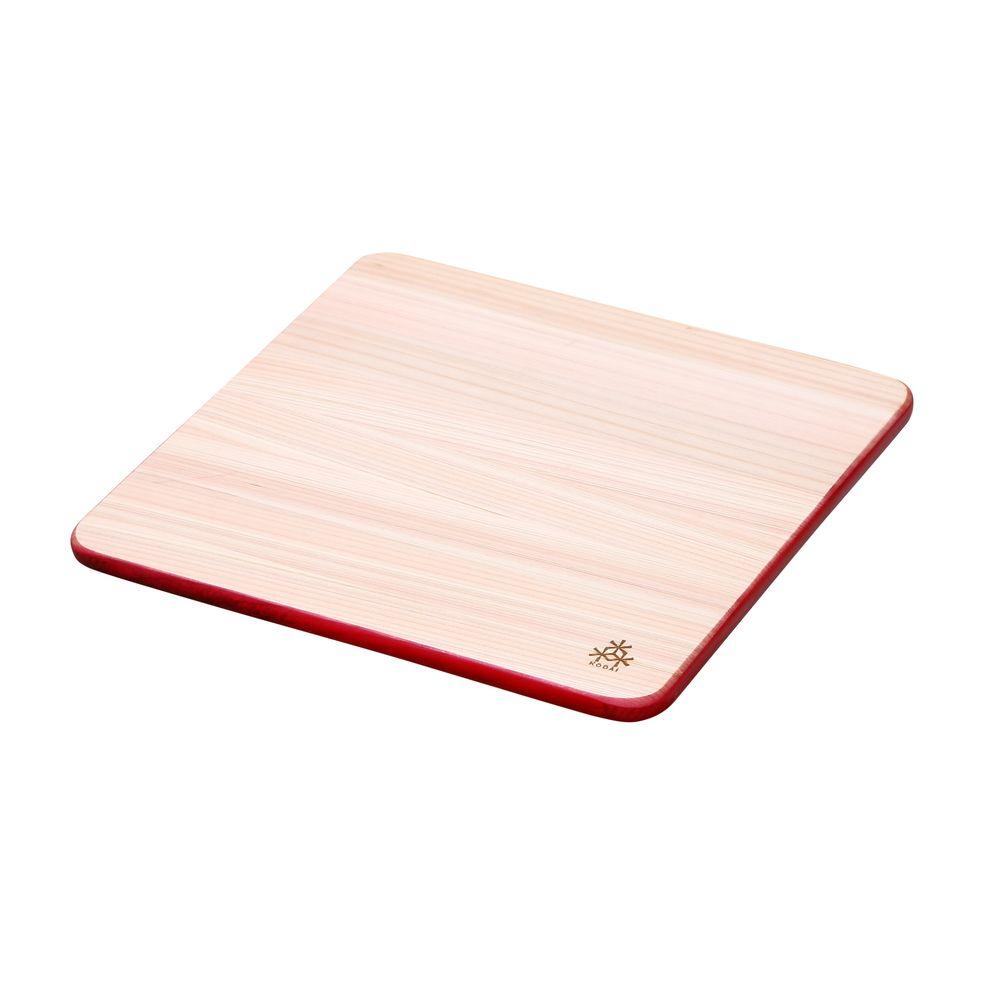 FSC®認証桧まな板S 漆(レッド)